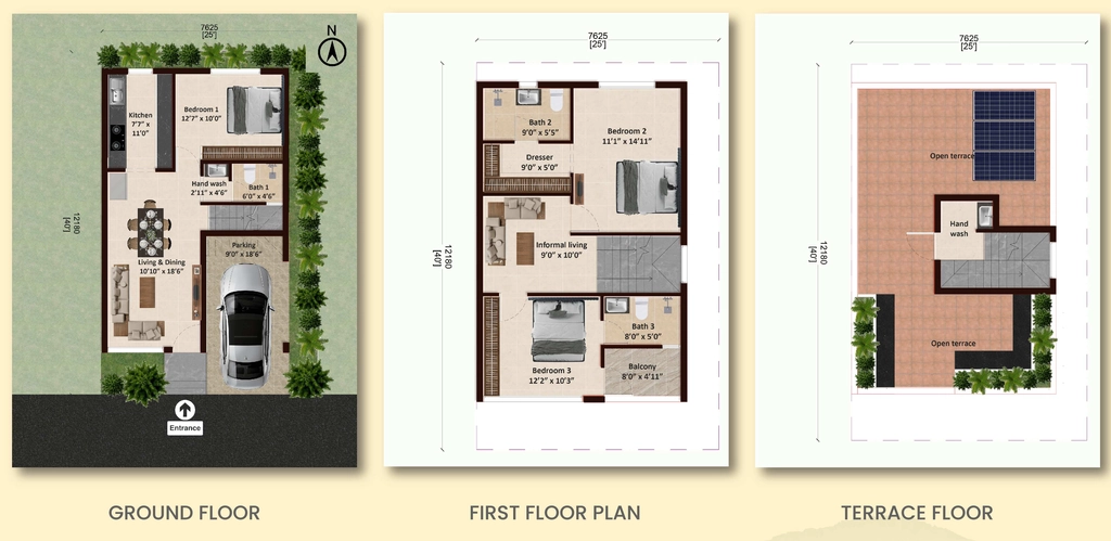 3 BHK House/Villa in Sameera Haven Crest in Tambaram, Chennai - Image 908055