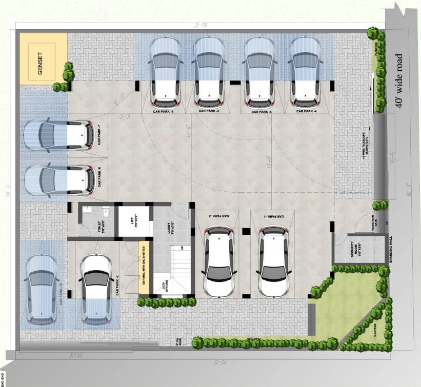 Master Plan of JKB Silicon Vista in Madhanandapuram, Chennai - Image 380024
