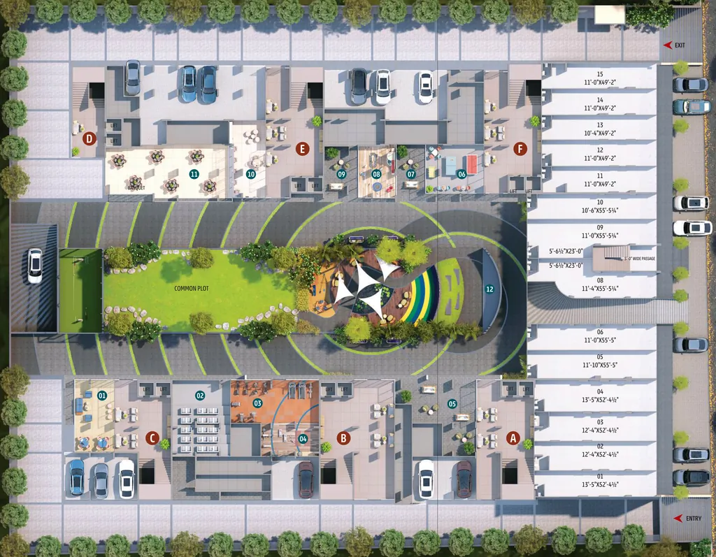 Master Plan of Sanvicasa Saharsh in South Bopal, Ahmedabad - Image 380373