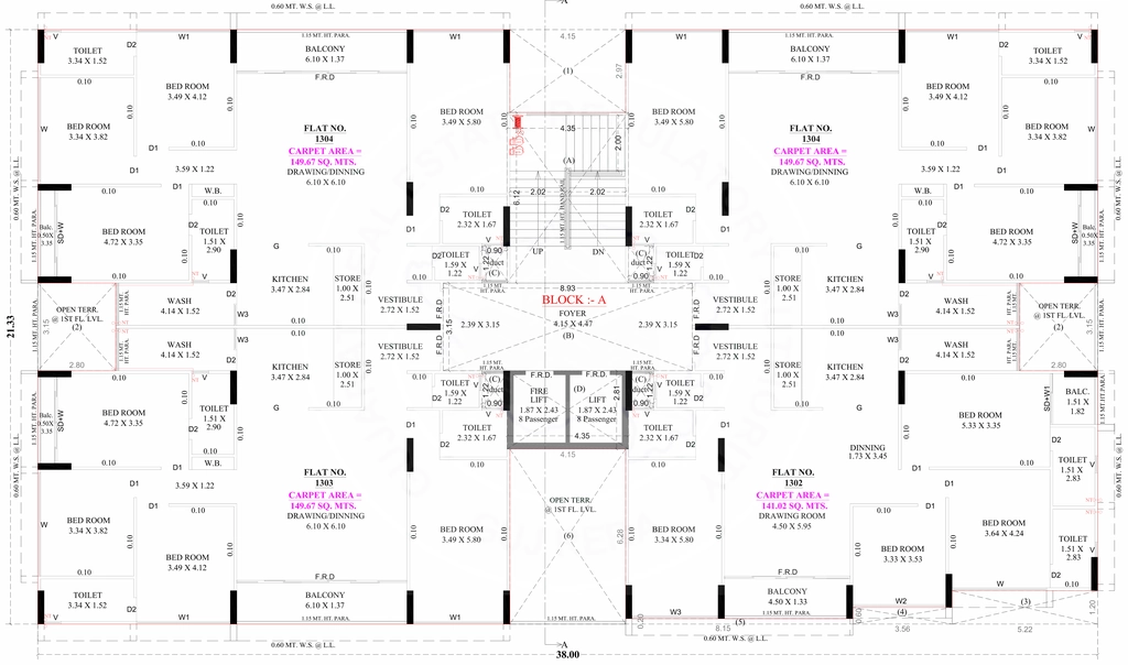Floor Plan of Maruti Everest Impressa in Hanspura, Ahmedabad - Image 380339
