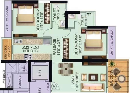 2 BHK Flat in Acme Superbia in Mulund East, Mumbai - Image 916167