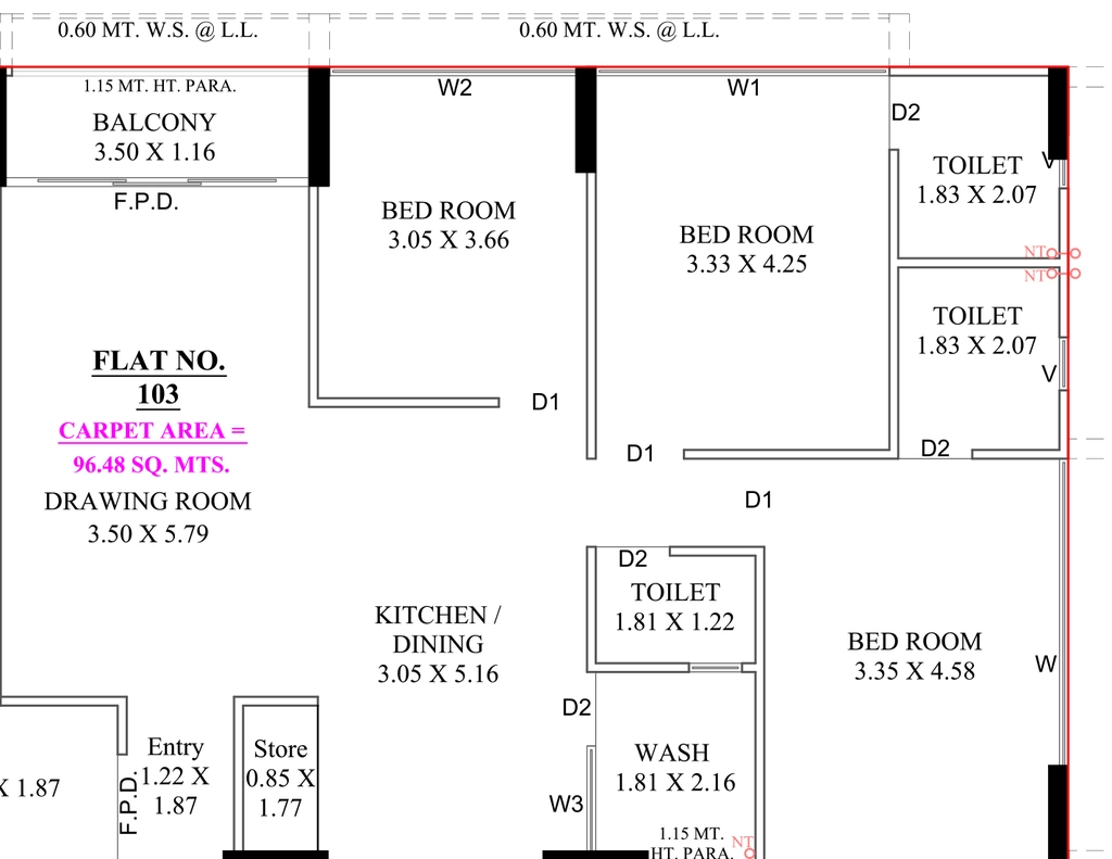 3 BHK Flat in Satya Pride in Nikol, Ahmedabad - Image 908193