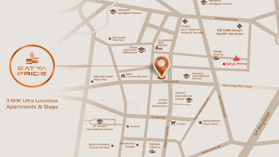 Location of Satya Pride - Image 380383