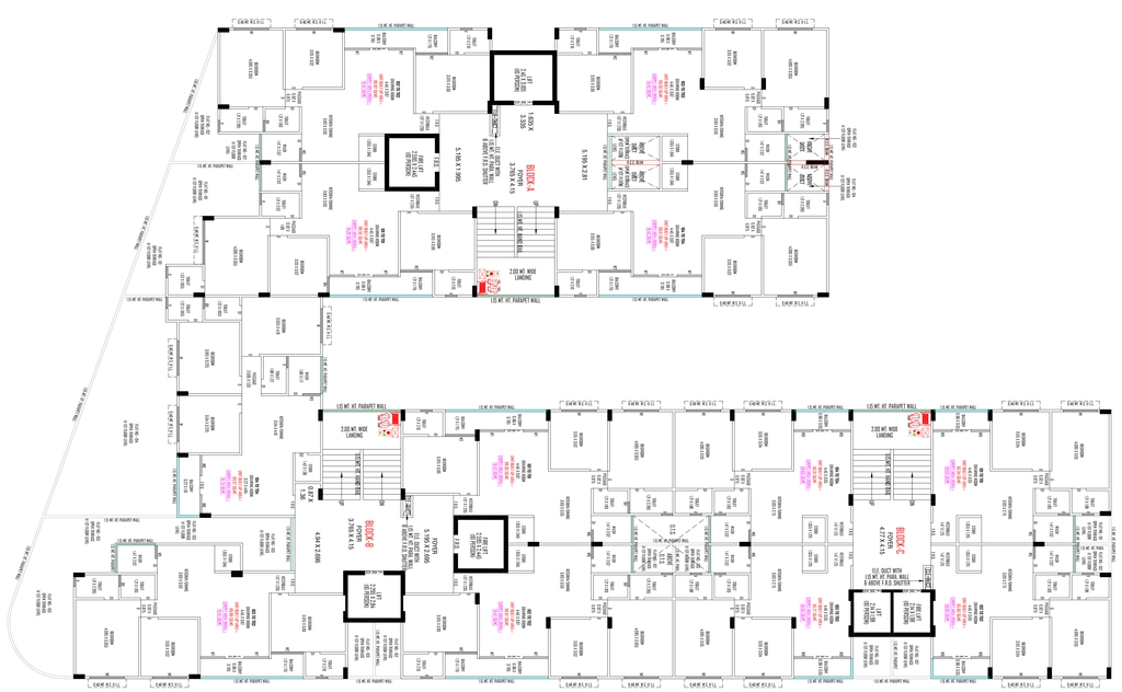 Floor Plan of Sahajanand Satved Heaven in Kathwada, Ahmedabad - Image 380364