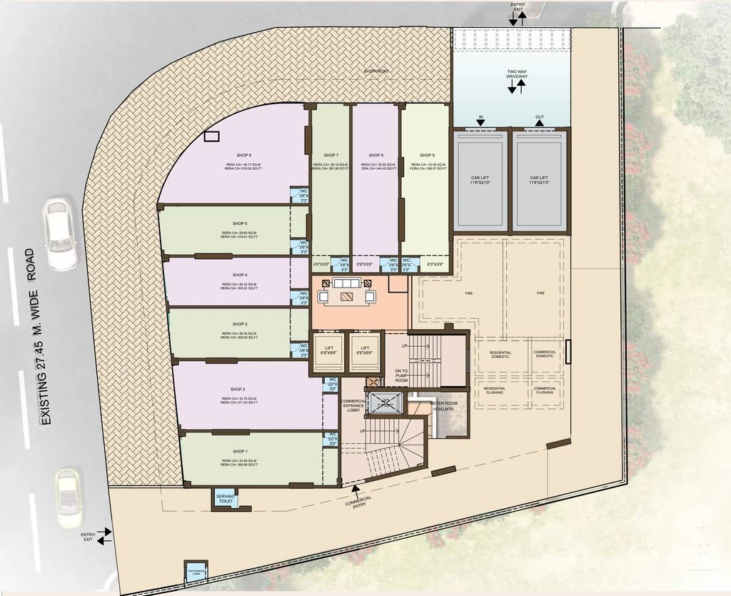 Master Plan of Goodwill Abundance in Mulund East, Mumbai - Image 400070