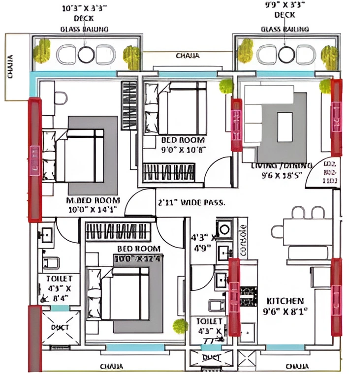 3 BHK Flat in Sarvshubh Vista in Mulund East, Mumbai - Image 909188