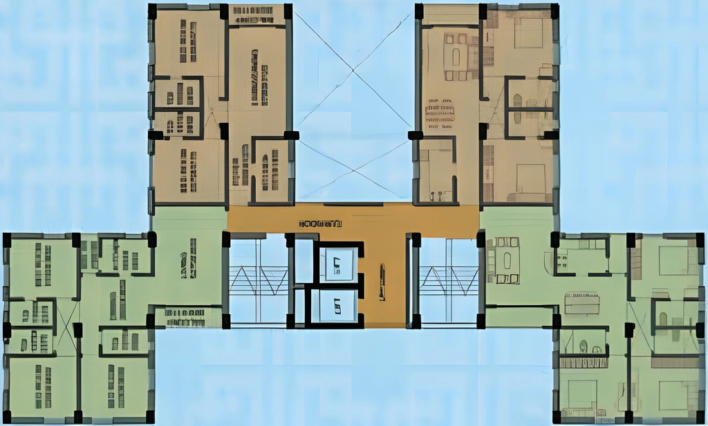Floor Plan of Ganguly 4 Sight Residency in Narendrapur, Kolkata - Image 381647