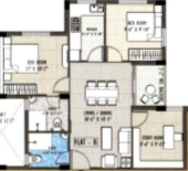 3 BHK Flat in Realmark Liffe Fest in Sonarpur, Kolkata - Image 908753
