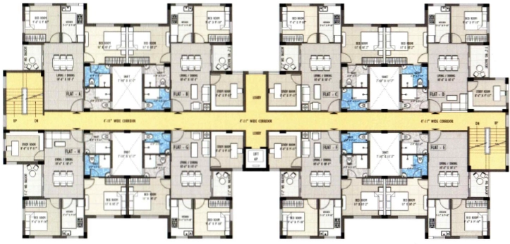 Floor Plan of Realmark Liffe Fest in Sonarpur, Kolkata - Image 381684