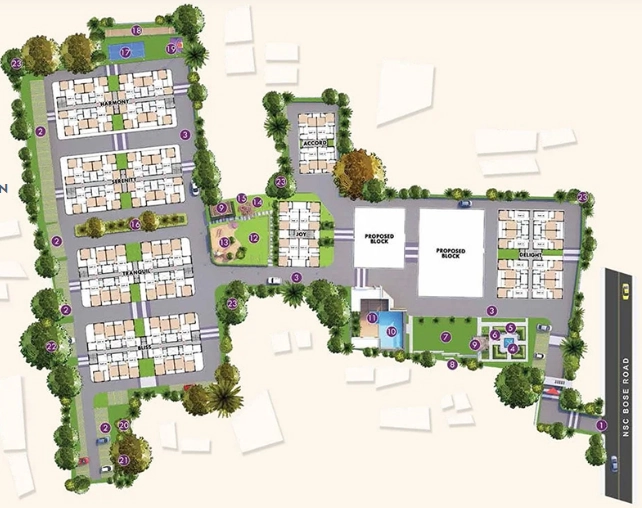 Master Plan of Realmark Liffe Fest in Sonarpur, Kolkata - Image 381685