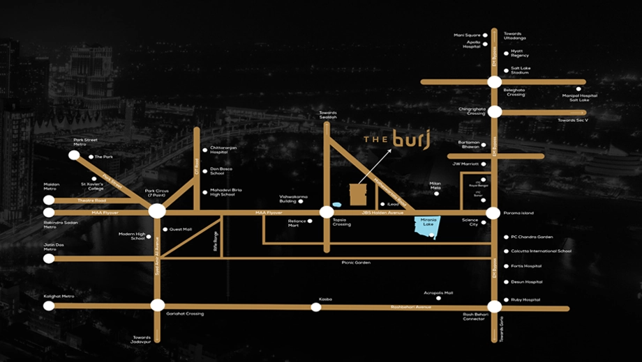 Location of ATK The Burj - Image 381612