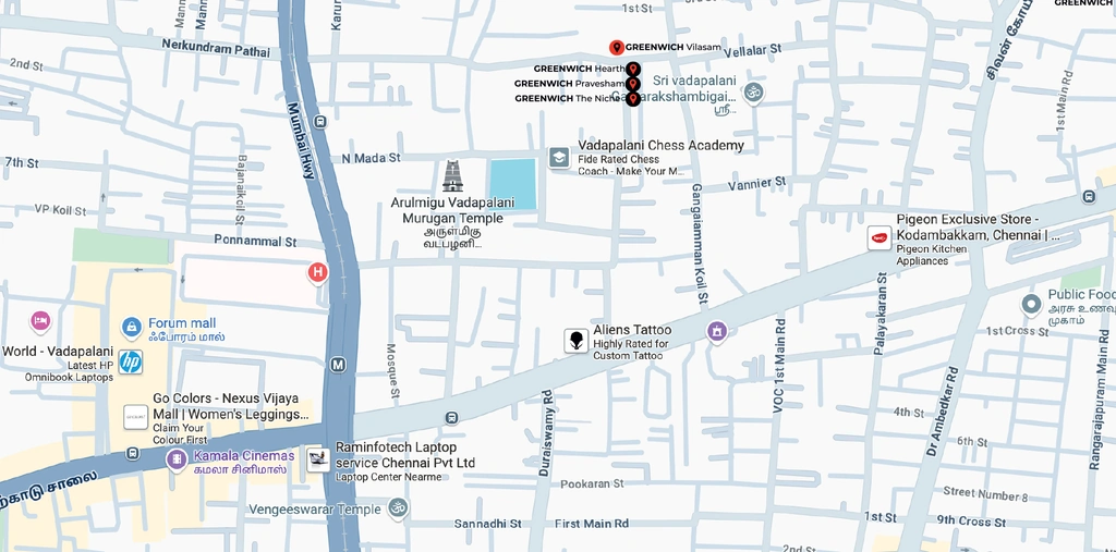 Location of Greenwich Vilasam - Image 380212