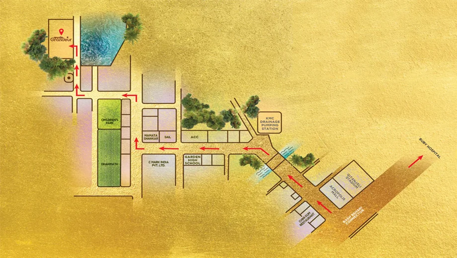 Location of Anudip Grandeur - Image 381575