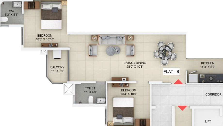 2 BHK Flat in Prudent Antora in Garia, Kolkata - Image 908780