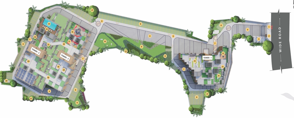 Master Plan of Prudent Antora in Garia, Kolkata - Image 381771