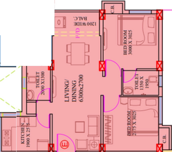 2 BHK Flat in Pelican Pitrashish Sky Walk in Narendrapur, Kolkata - Image 908769
