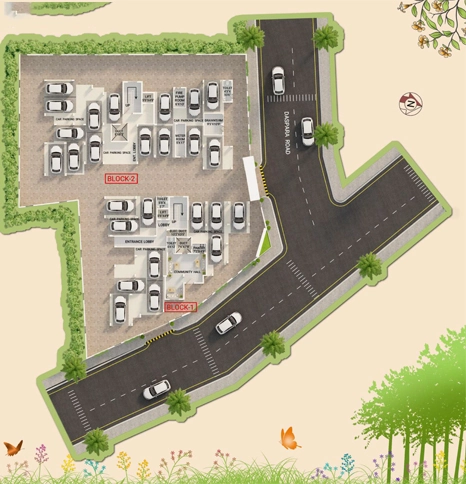 Master Plan of Bengal Adya Sarovar in Narendrapur, Kolkata - Image 381623