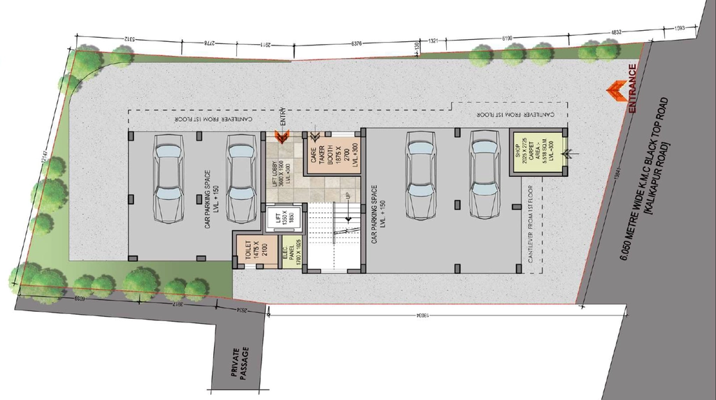 Master Plan of Anjaneya Sunflower Square in Kalikapur, Kolkata - Image 381565