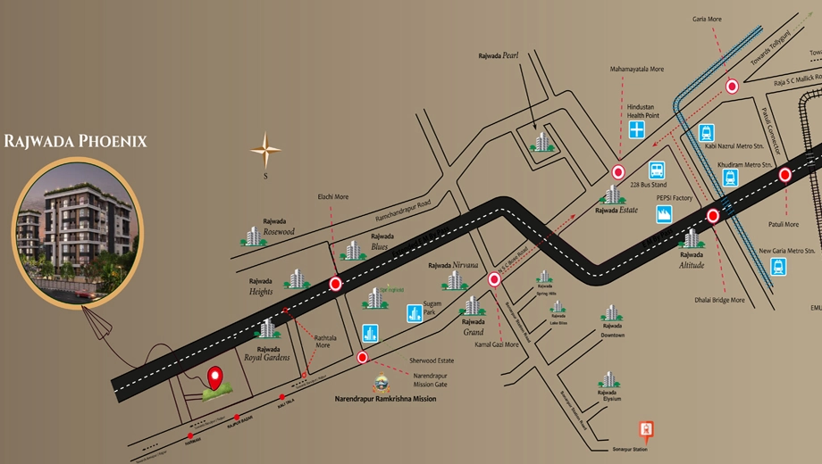 Location of Rajwada Phoenix - Image 381793