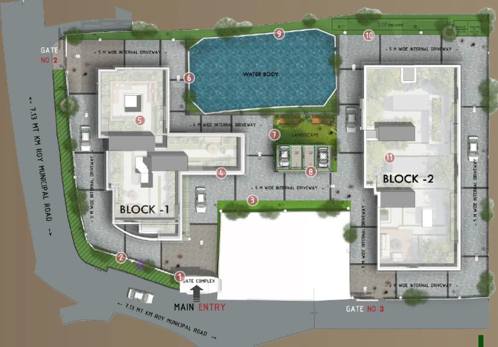 Master Plan of Rajwada Phoenix in Garia, Kolkata - Image 381795