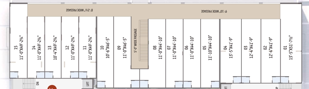 Floor Plan of Commercial Sanvicasa Saharsh in South Bopal, Ahmedabad - Image 381227