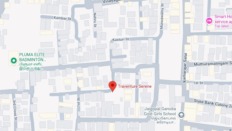 Location of Traventure Serene in Saligramam, Chennai - Image 380568