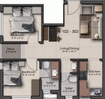 3 BHK Flat in RMS Pranav in Madipakkam, Chennai - Image 908372