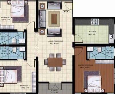 2.5 BHK Flat in RMS Kalpavriksha in Velachery, Chennai - Image 908391