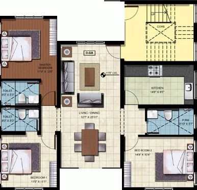 3 BHK Flat in RMS Kalpavriksha in Velachery, Chennai - Image 908392