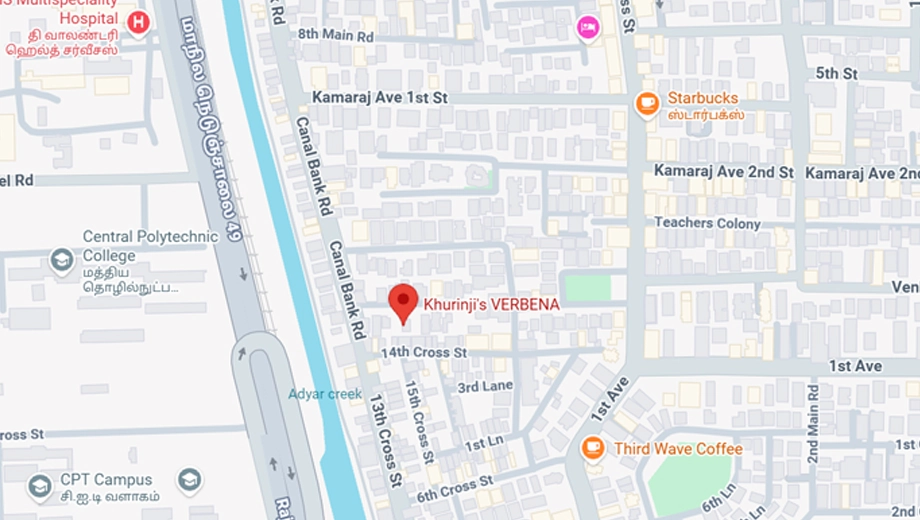 Location of Khurinji Verbena in Adyar, Chennai - Image 380901