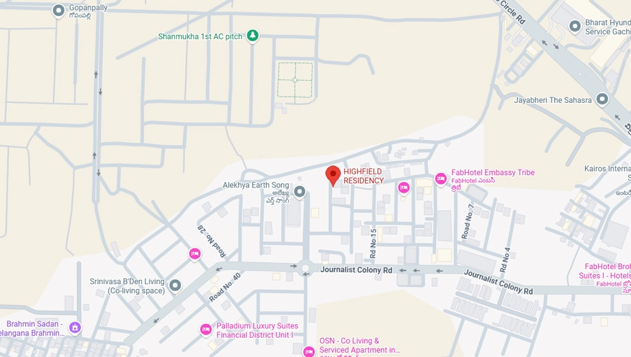 Location of Blp Residency - Image 380951