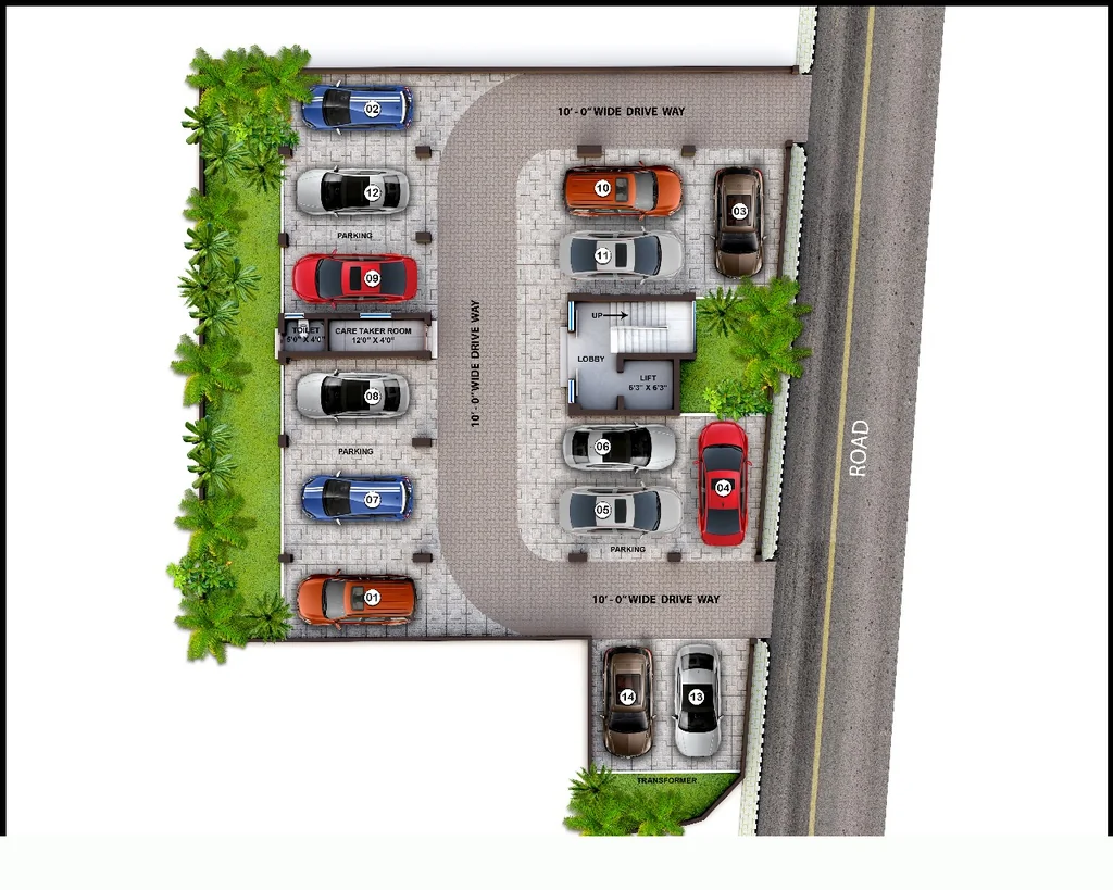 Master Plan of Khurinji The Orchid in Adyar, Chennai - Image 380925