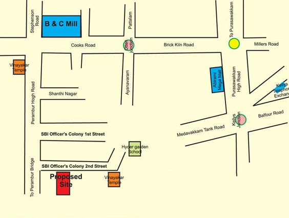 Location of KF Sakthi Garden - Image 381019