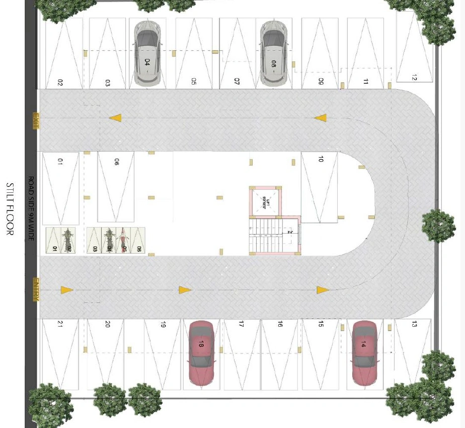 Master Plan of SD Morning Glory in Saligramam, Chennai - Image 381116