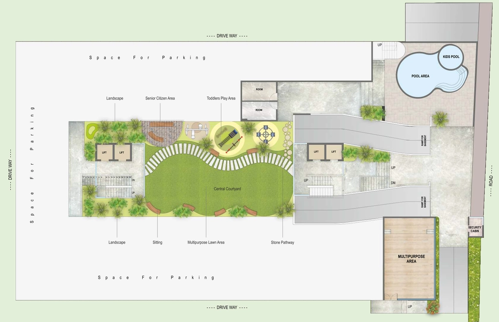 Master Plan of Malpani Mauni Ashish in Kathe Galli, Nashik - Image 382087