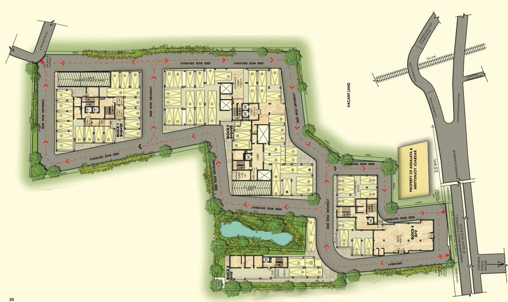 Master Plan of JG Golden Heights in Sonarpur, Kolkata - Image 382482