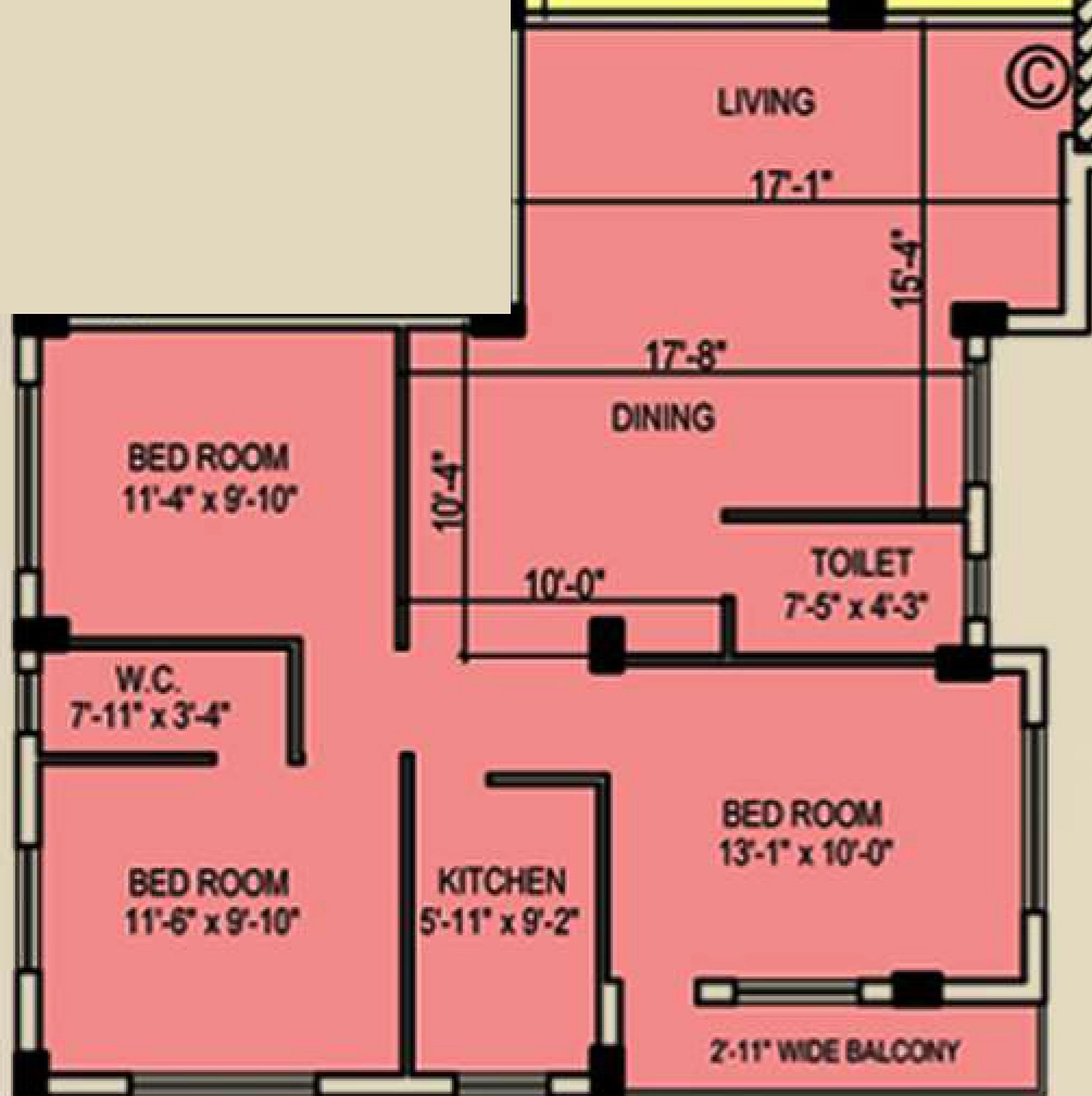 3 BHK Flat in Heavens Gateway in Narendrapur, Kolkata - Image 909109