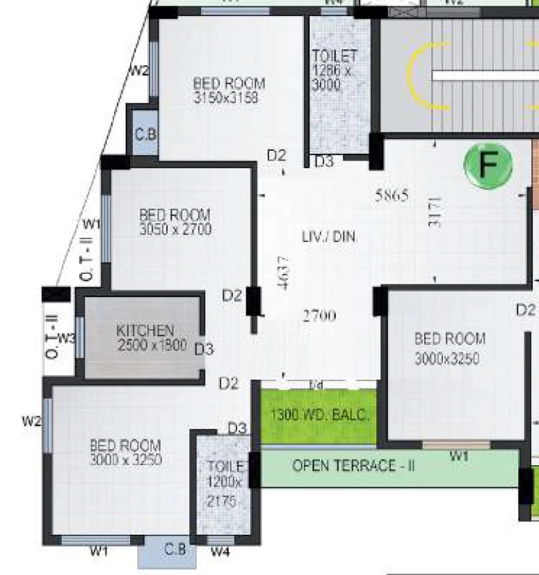 3 BHK Flat in Maa Dakshin Divine in Sonarpur, Kolkata - Image 909132