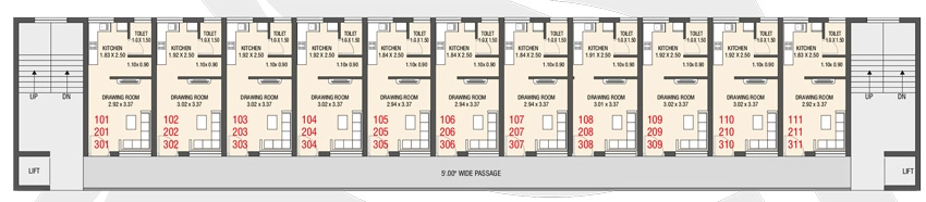Floor Plan of Shree Maa Bless in Karjan, Vadodara - Image 381411