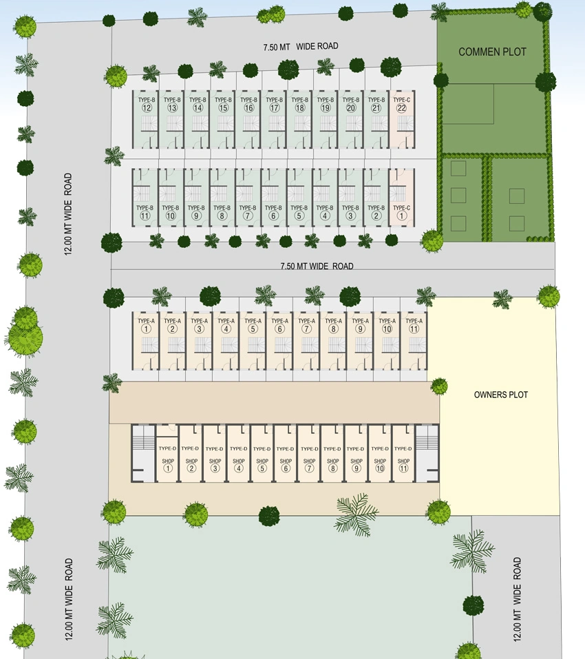 Master Plan of Shree Maa Bless in Karjan, Vadodara - Image 381412