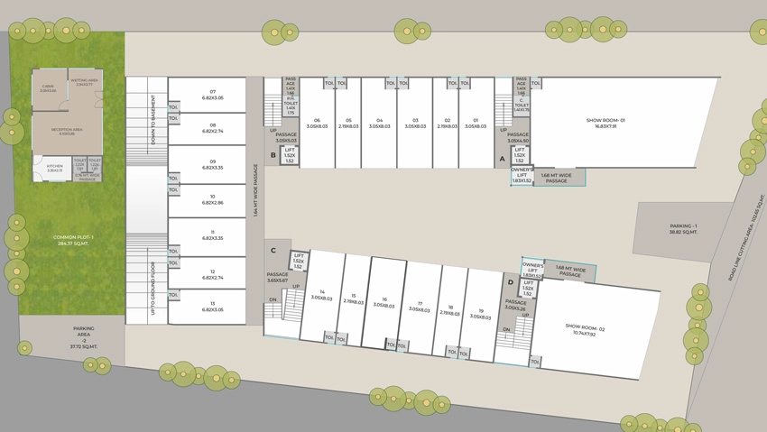 Master Plan of Royal Keizer Resicom Plazaa in Gorwa, Vadodara - Image 381428