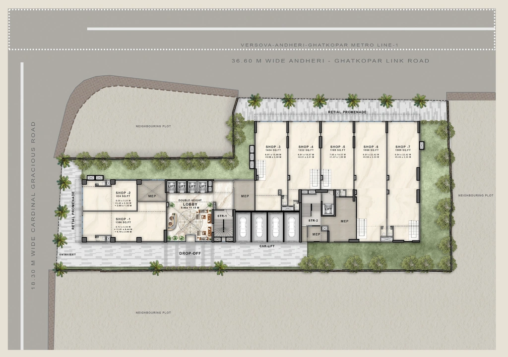 Master Plan of Splendor Esquina in Andheri East, Mumbai - Image 382465