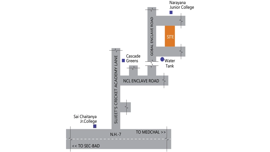 Location of Sri Venkateshwara Nilayam - Image 381437