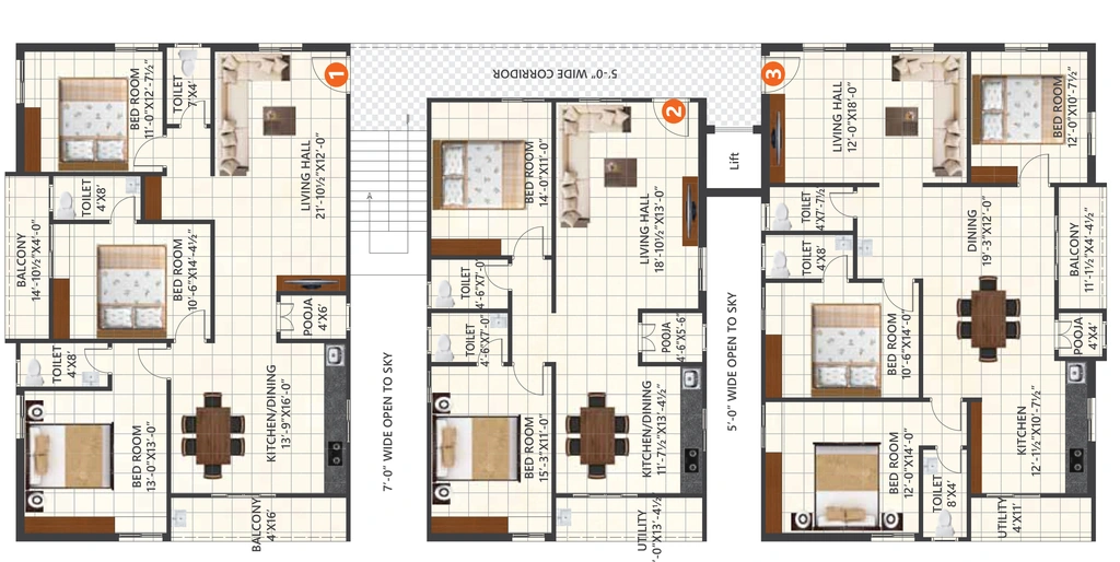 Sample Apartment of Sri Venkateshwara Nilayam - Image 381436