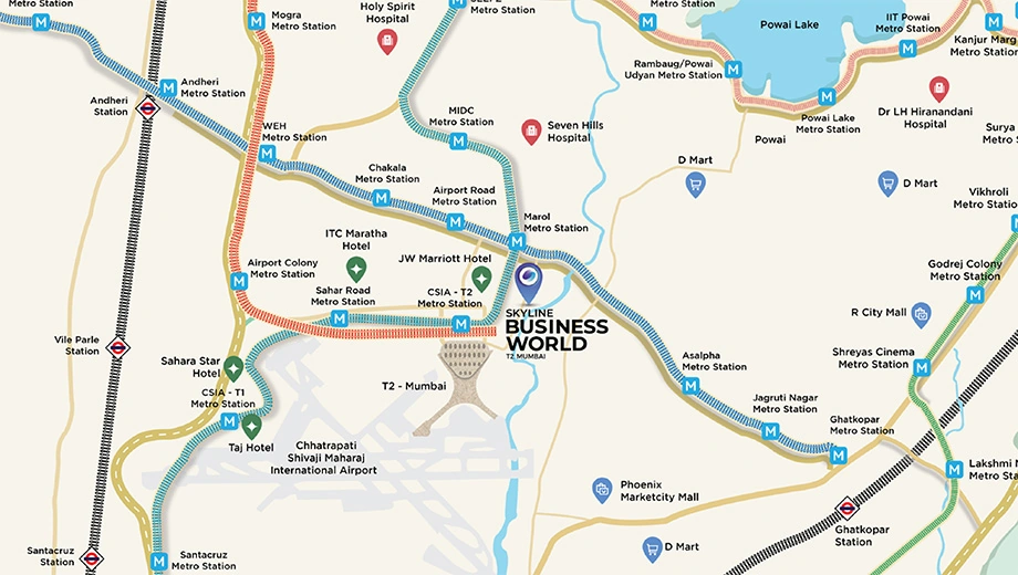 Location of Skyline Business World - Image 382448