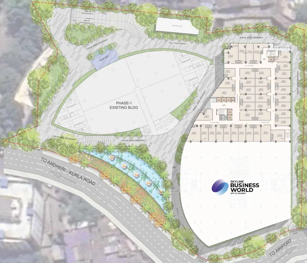 Master Plan of Skyline Business World in Andheri East, Mumbai - Image 382450