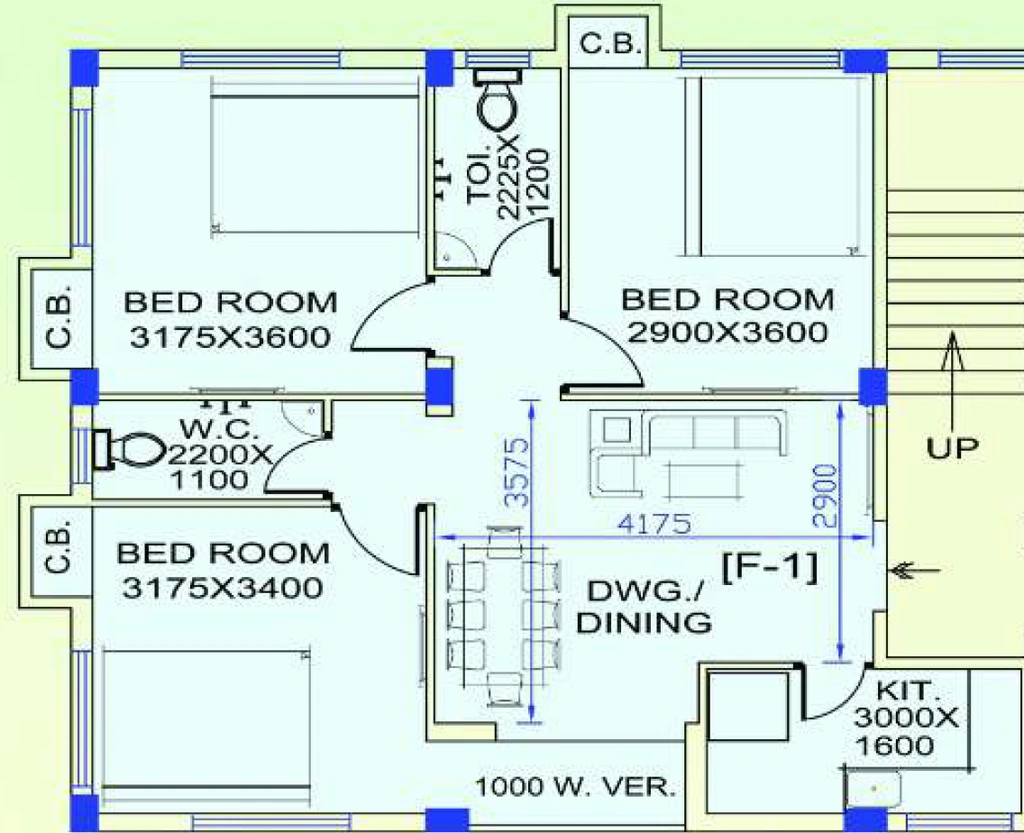 3 BHK Flat in Oiendrila Moni Star in Madurdaha, Kolkata - Image 909134