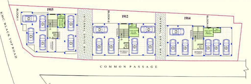 Master Plan of Oiendrila Moni Star in Madurdaha, Kolkata - Image 382544