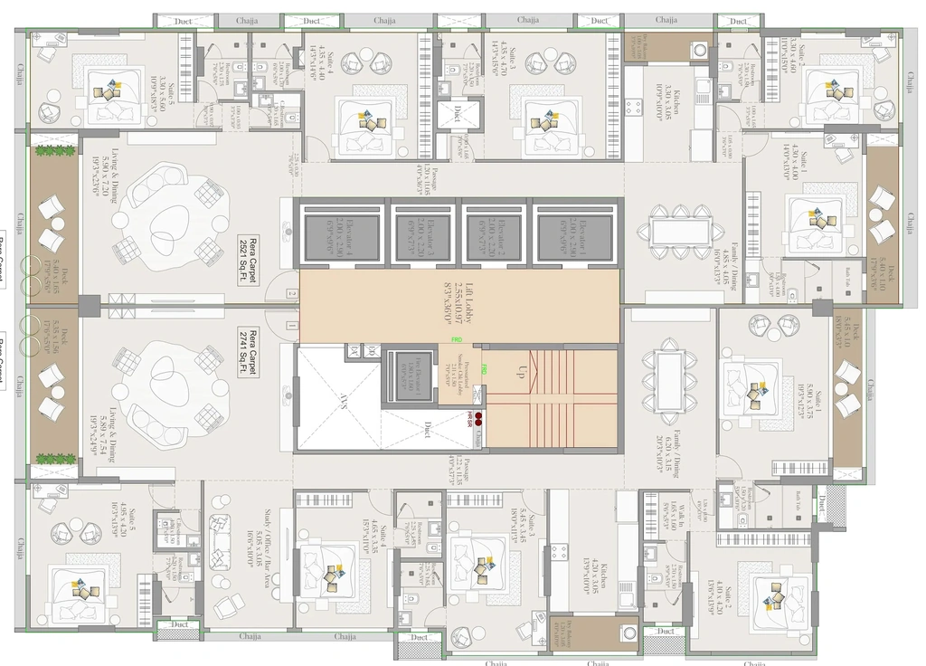 Floor Plan of Gurukrupa Maurya in Andheri East, Mumbai - Image 408833