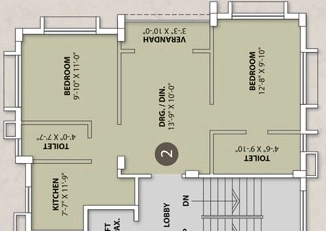 2 BHK Flat in Tirupati Paradise in Narendrapur, Kolkata - Image 909178